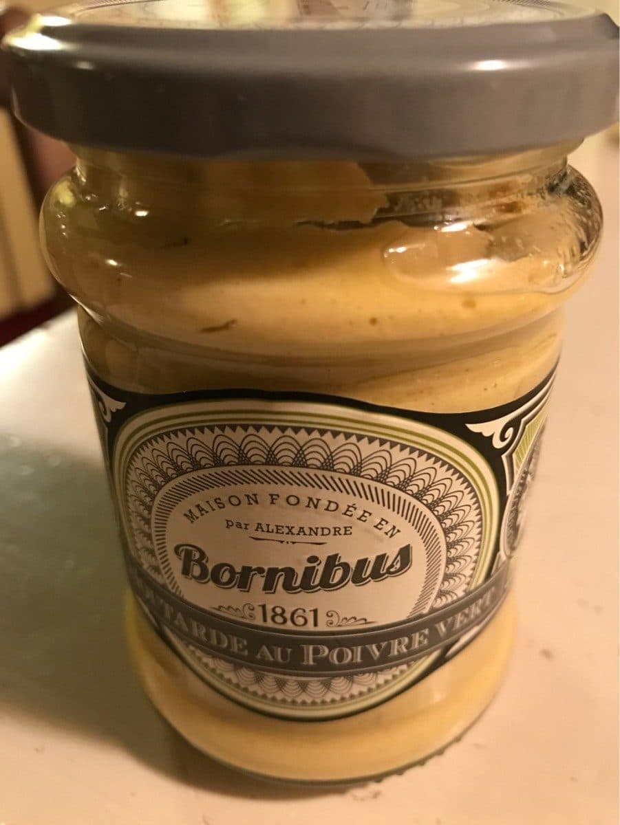 Bornibus Moutarde au poivre vert packshot