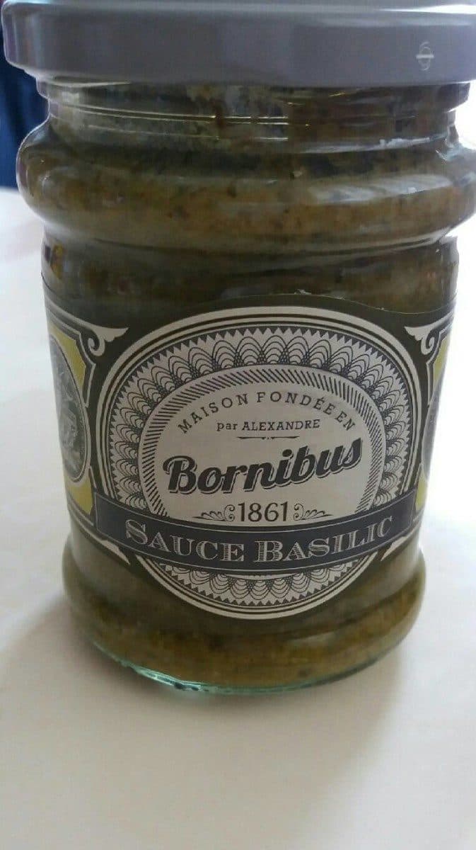 Bornibus Sauce basilic packshot