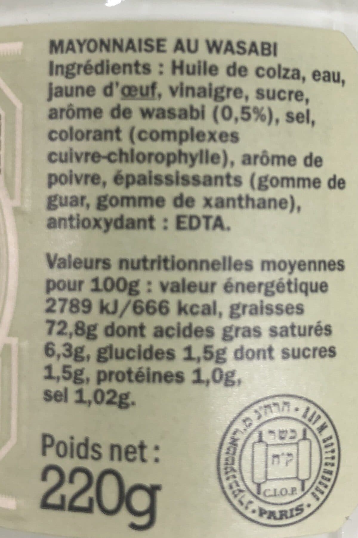 Bornibus Mayonnaise Wasabi packshot
