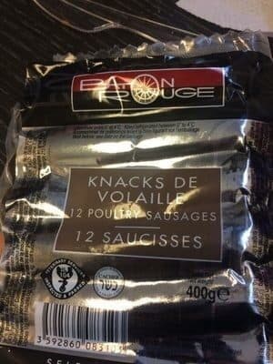 Baton Rouge Knacks De Poulet 12 Saucisses packshot