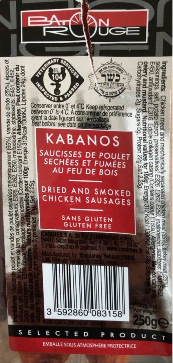 Bâton Rouge Kabanos packshot