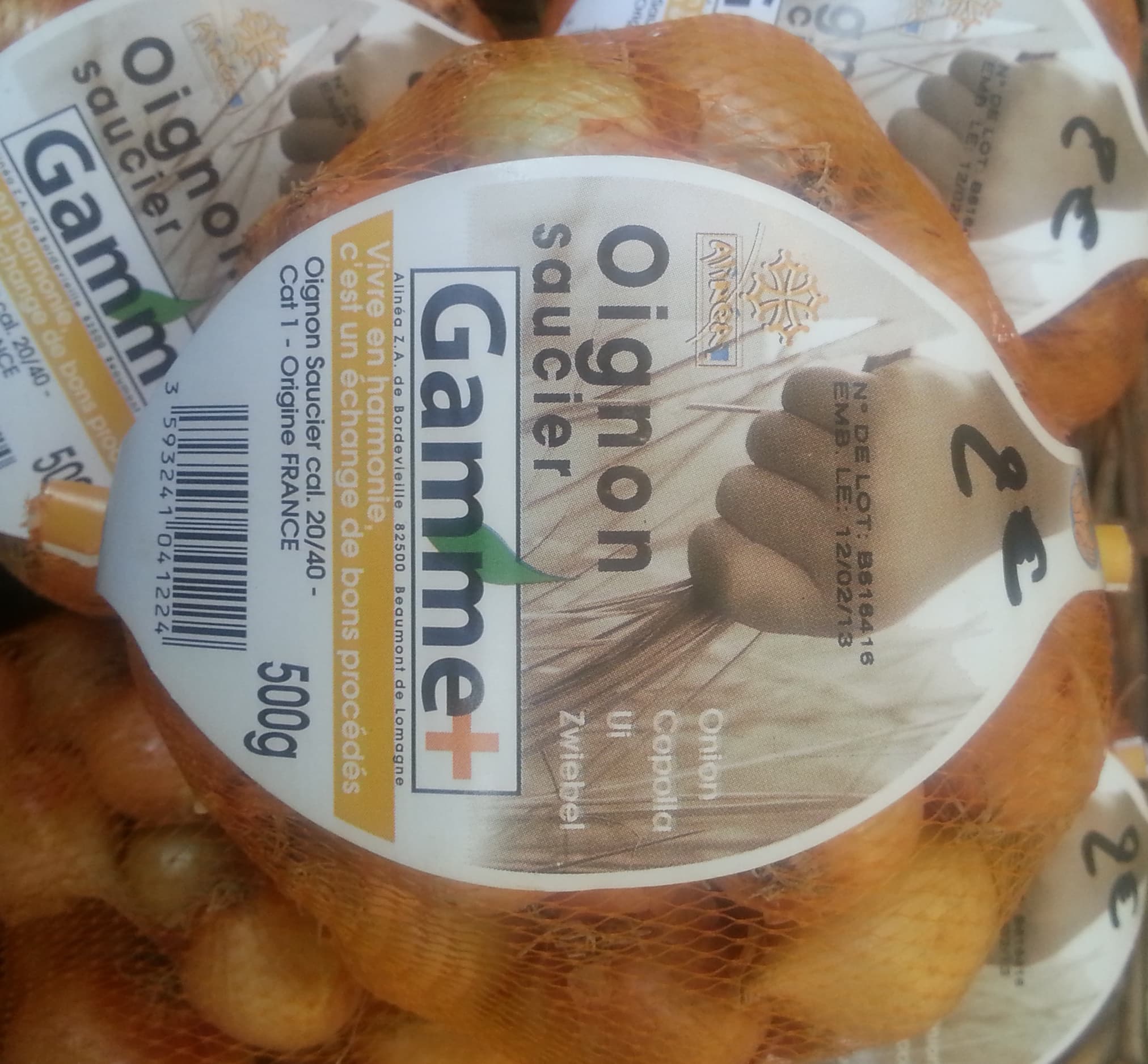 Gamme+ Oignon Saucier packshot