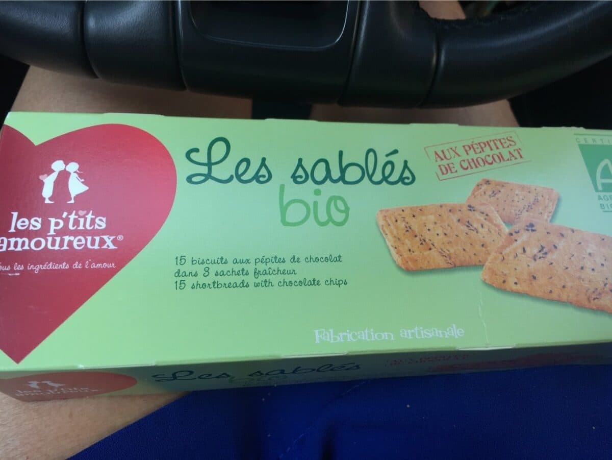 Les P'tits Amoureux Les sables bio packshot