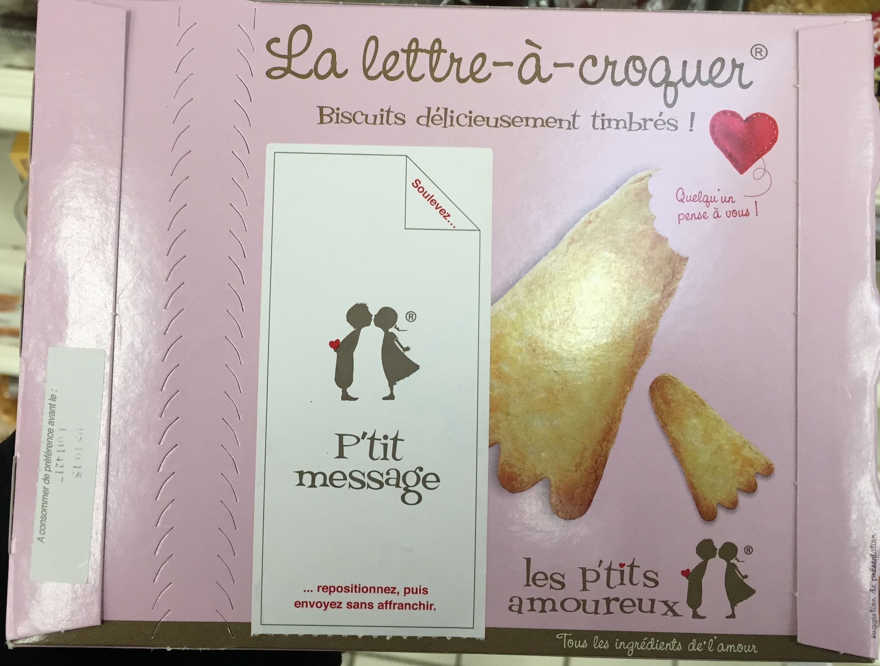 Le pis et l'épi La lettre-à-croquer - Biscuits délicieusement timbrés ! packshot