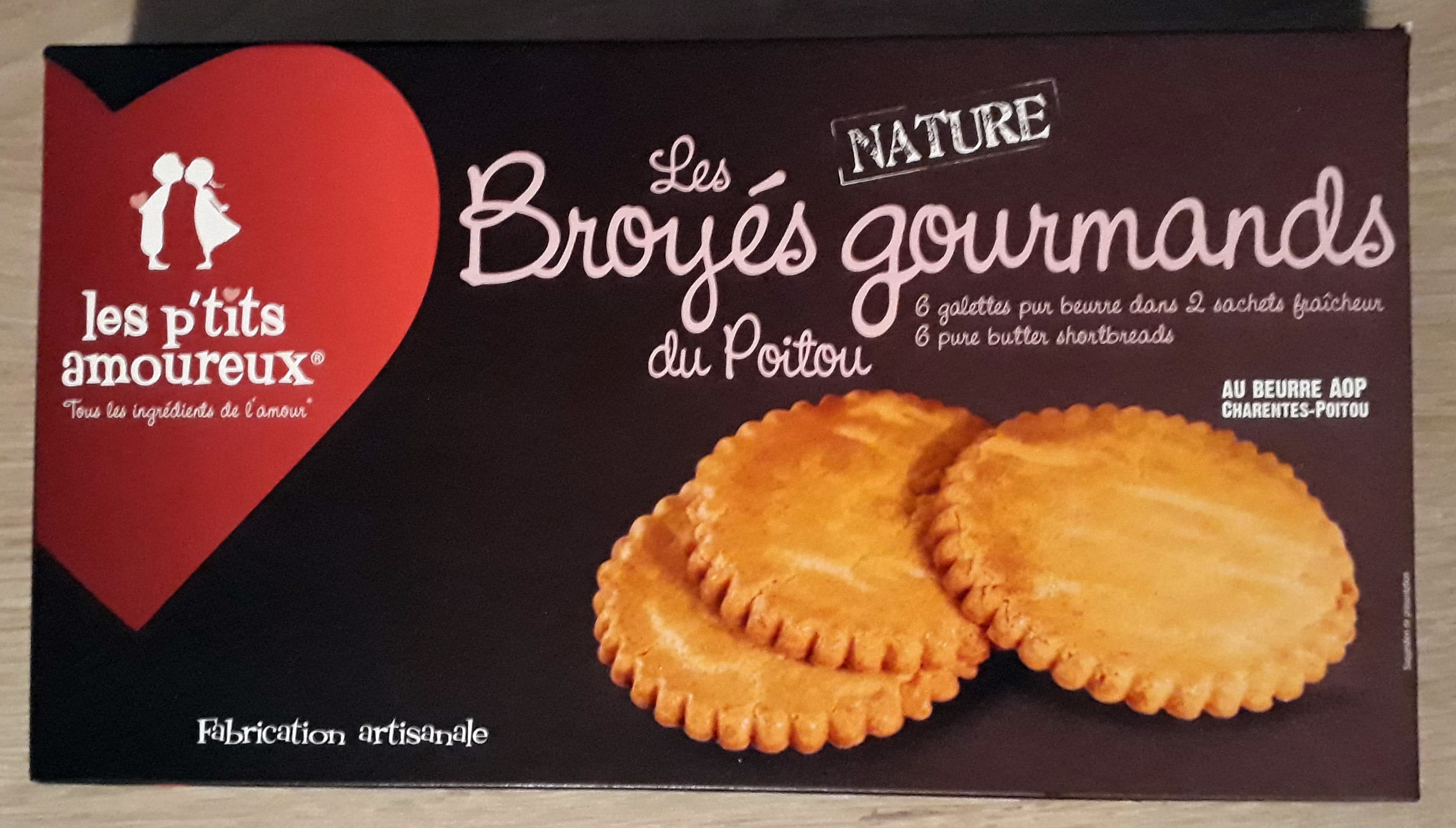 les p'tits amoureux Les broyés gourmands du Poitou - Nature packshot