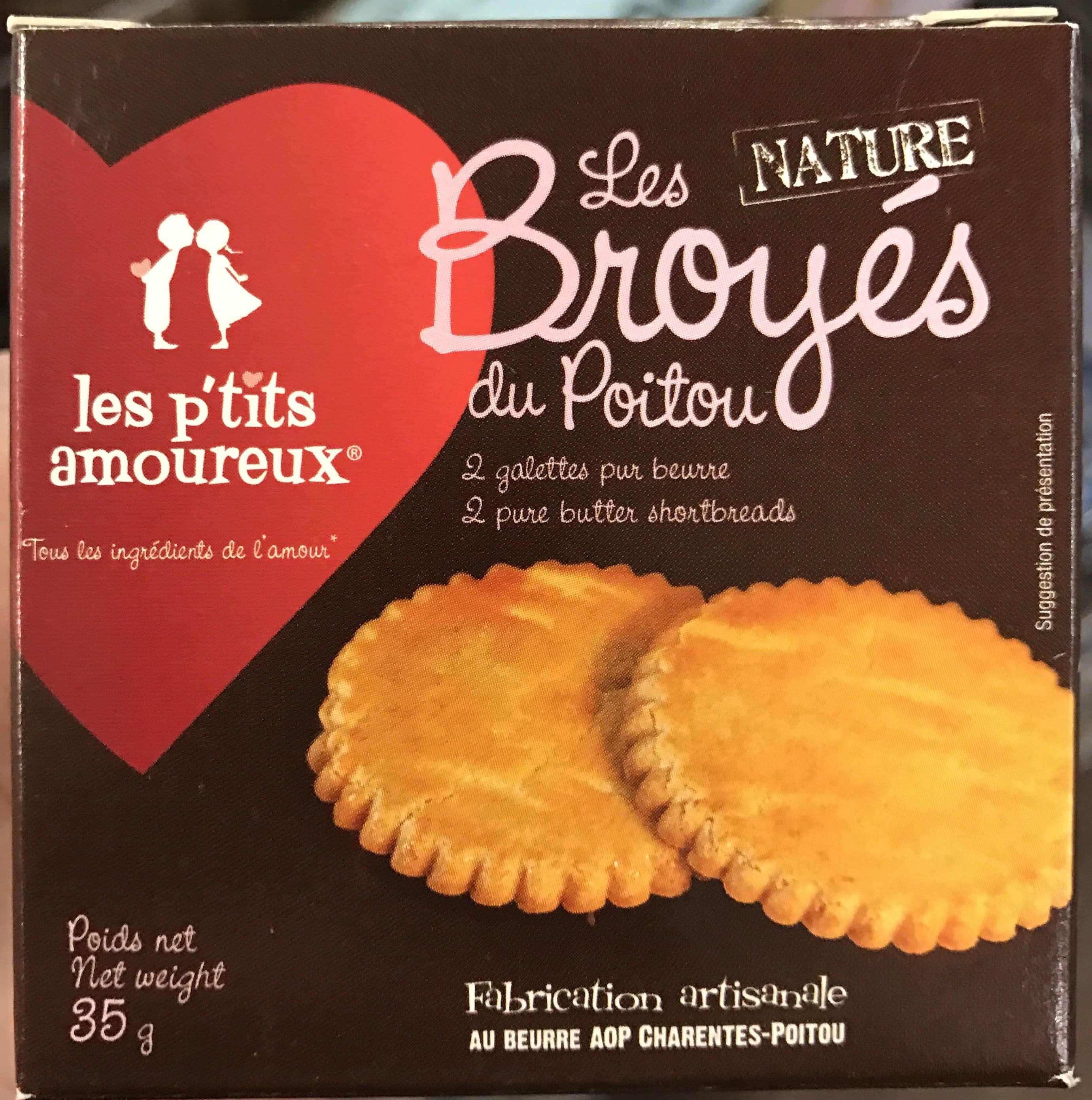 Les p'tits amoureux Les Broyés du Poitou nature packshot
