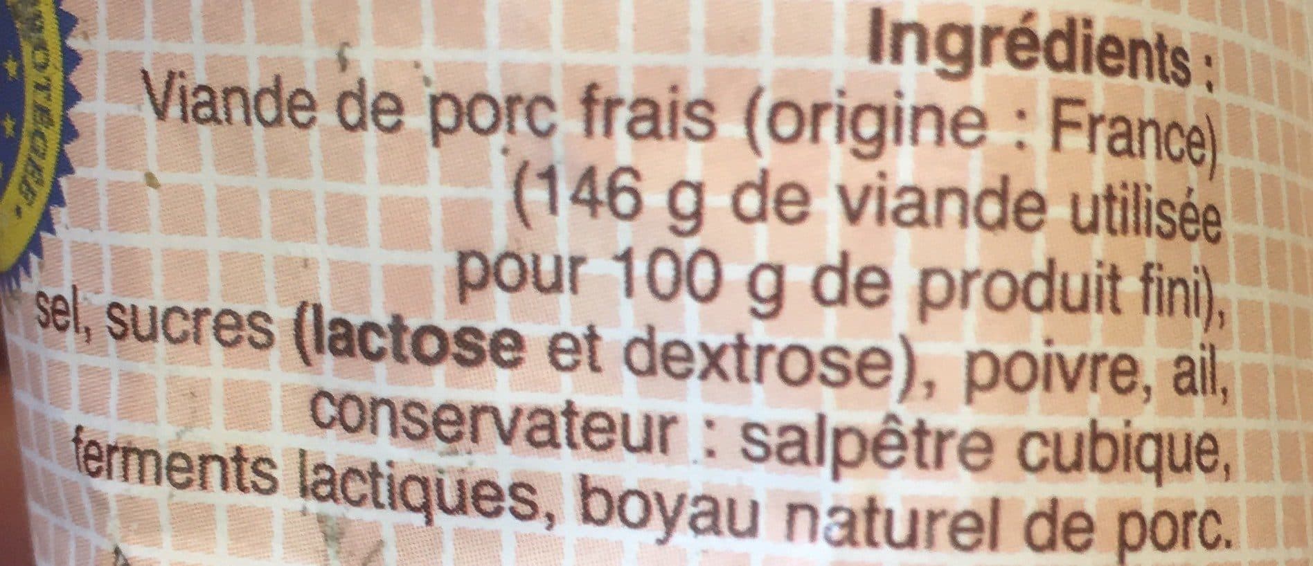 Open Food Facts Saucisson de l'Ardèche Artisanal packshot