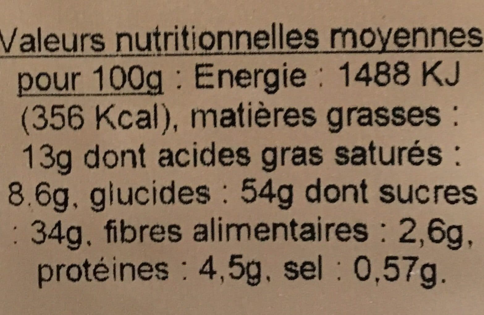 Baramel Pains d'épice aux pépites de chocolat noir packshot