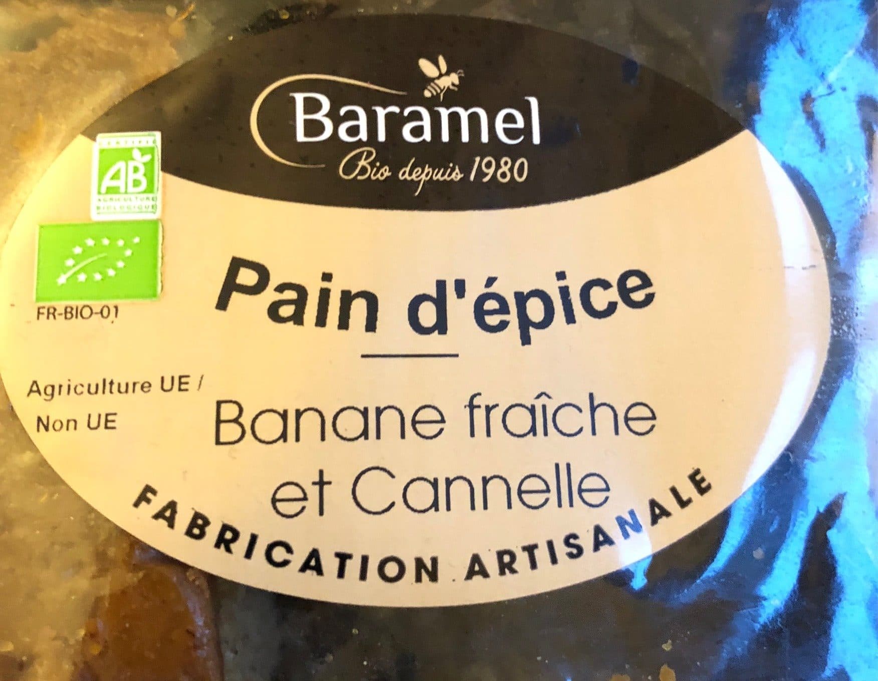 Baramel Pain d’Épice Banane Fraîche et Cannelle packshot