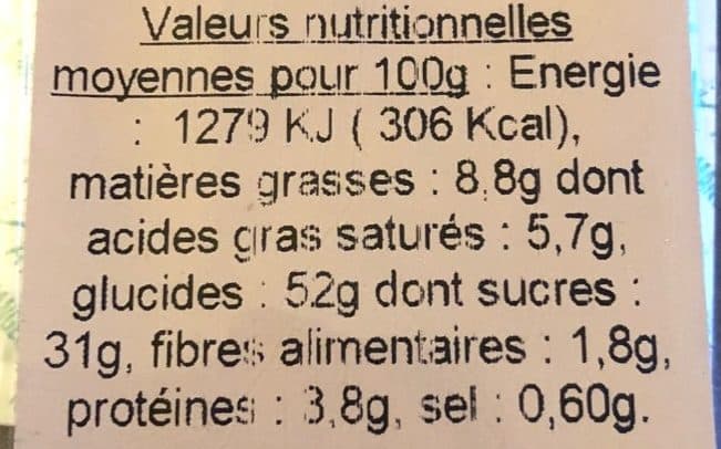Baramel Pain d’Épice Banane Fraîche et Cannelle packshot