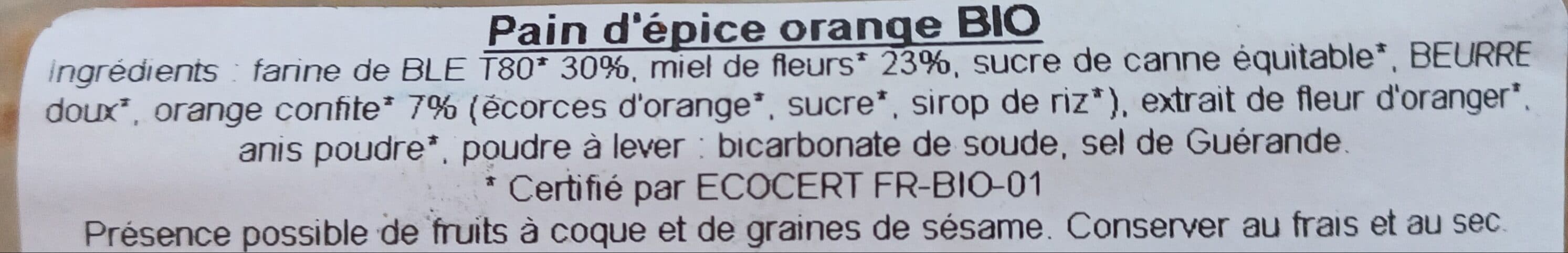 Baramel Pain d'Épice à l'Orange packshot
