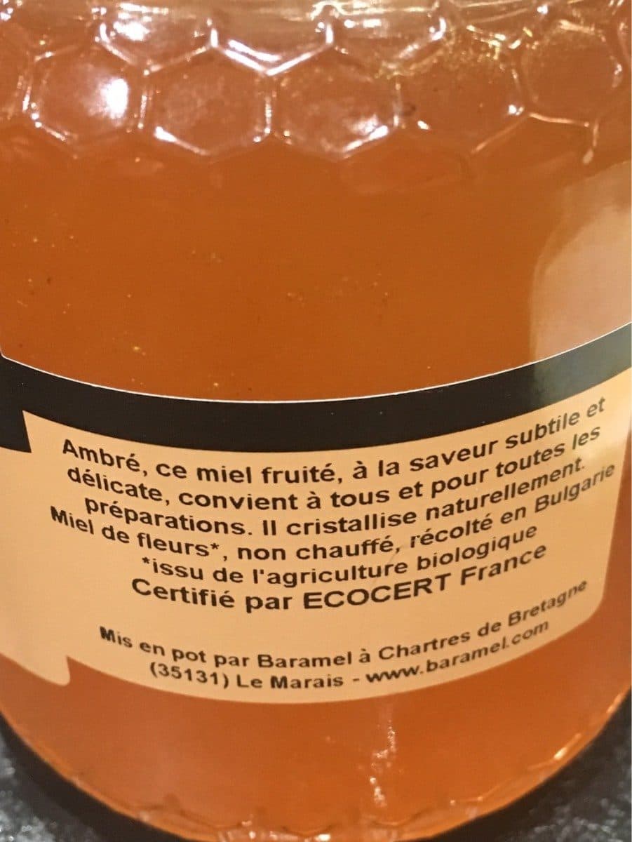 Baramel Miel de Fleurs packshot