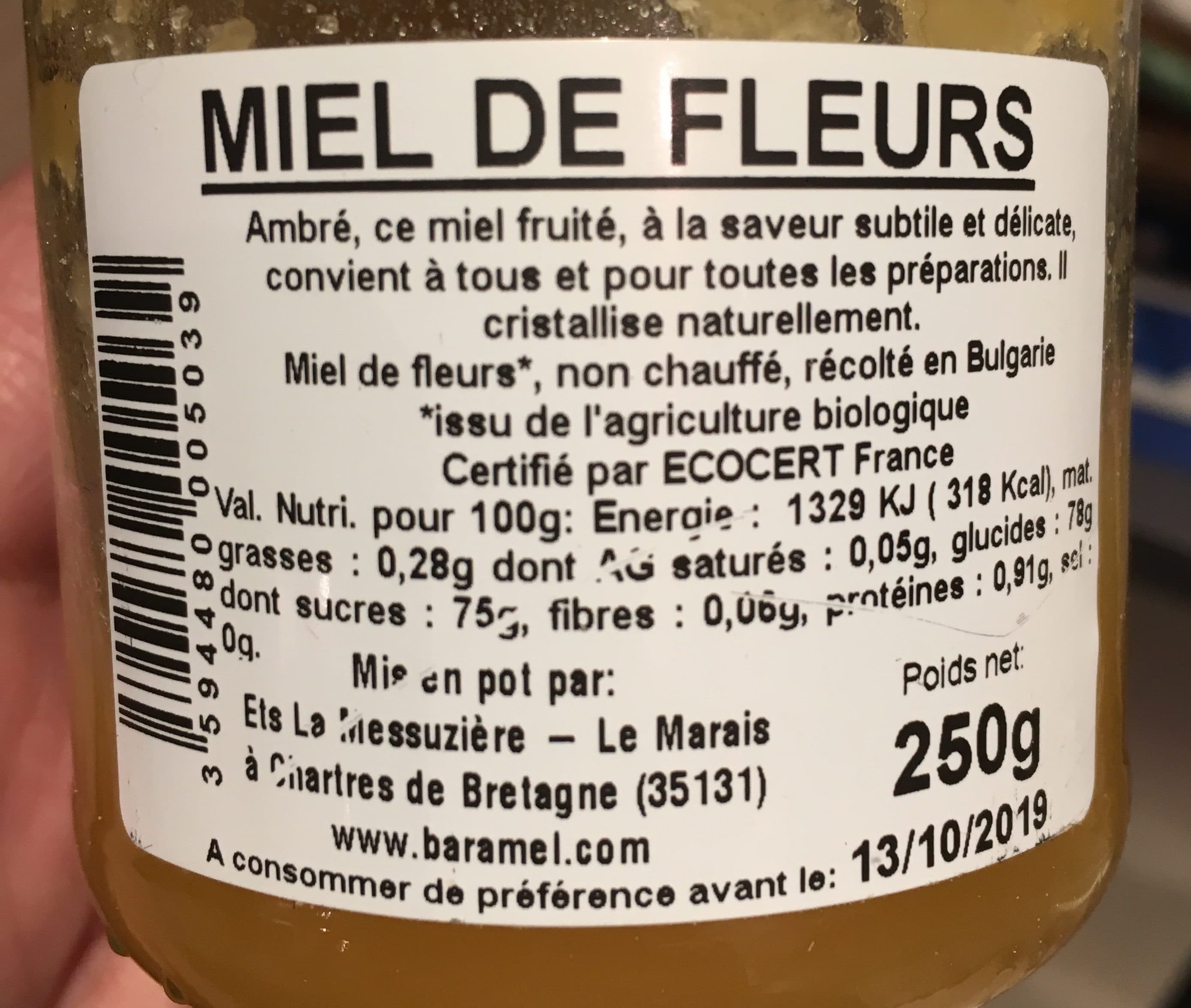 Comptoirs Richard Miel de fleurs packshot