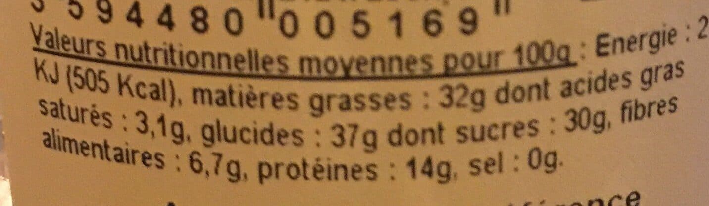 Baramel Miel d'Acacia et Fruits secs packshot