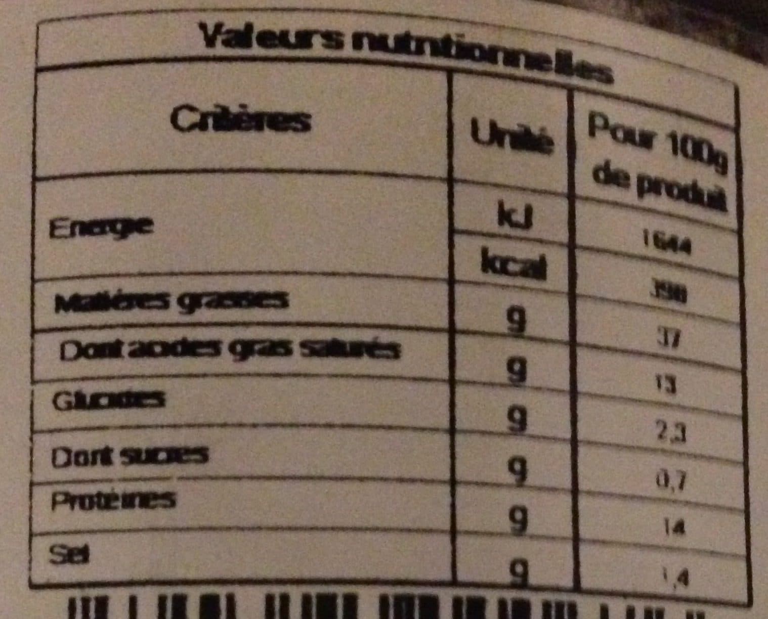 Open Food Facts Pâté à la myrtille packshot