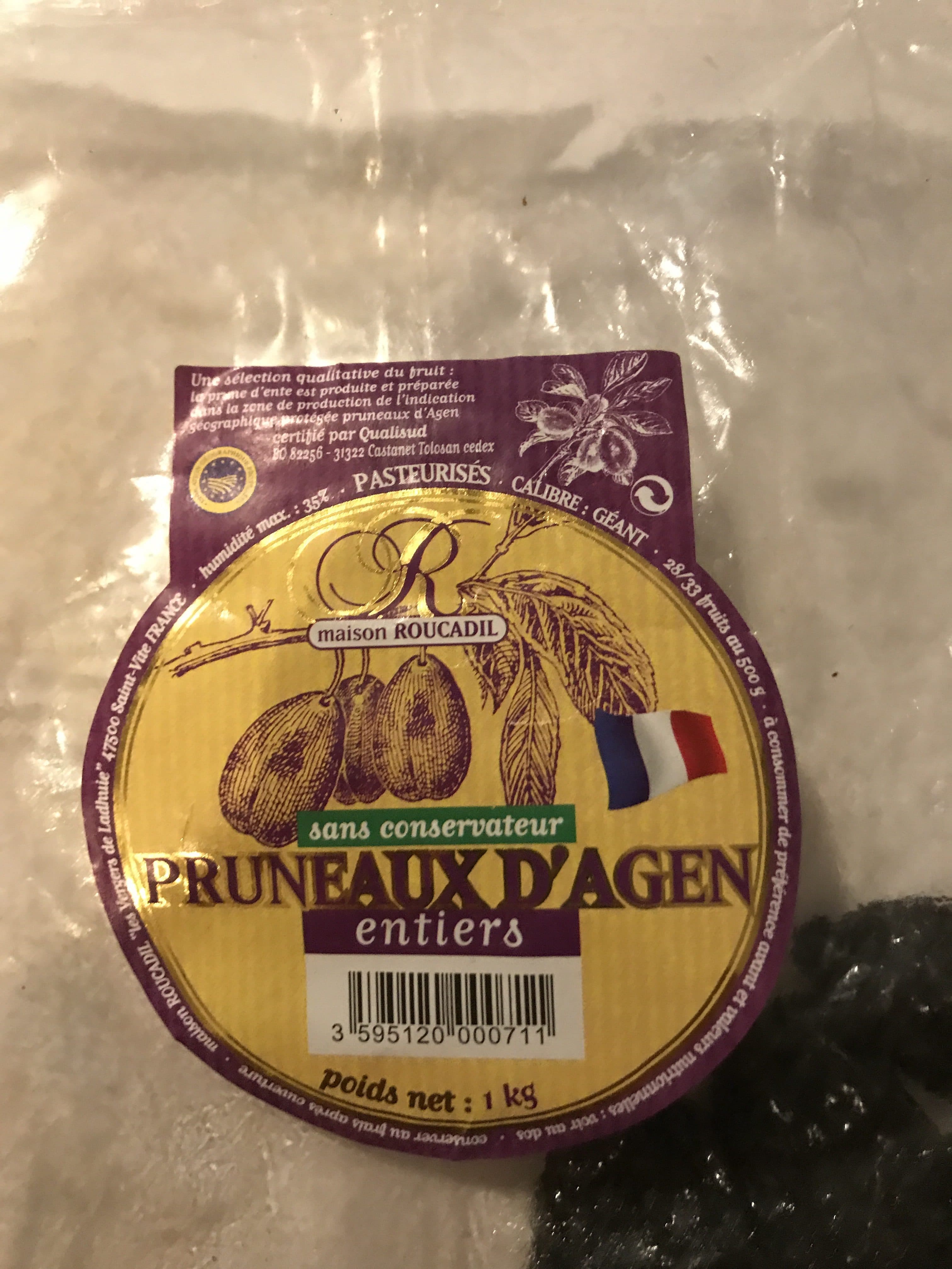 Maison Roucadil Pruneaux d'agen packshot
