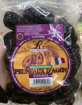 Maison Roucadil Pruneaux d'Agen entiers packshot