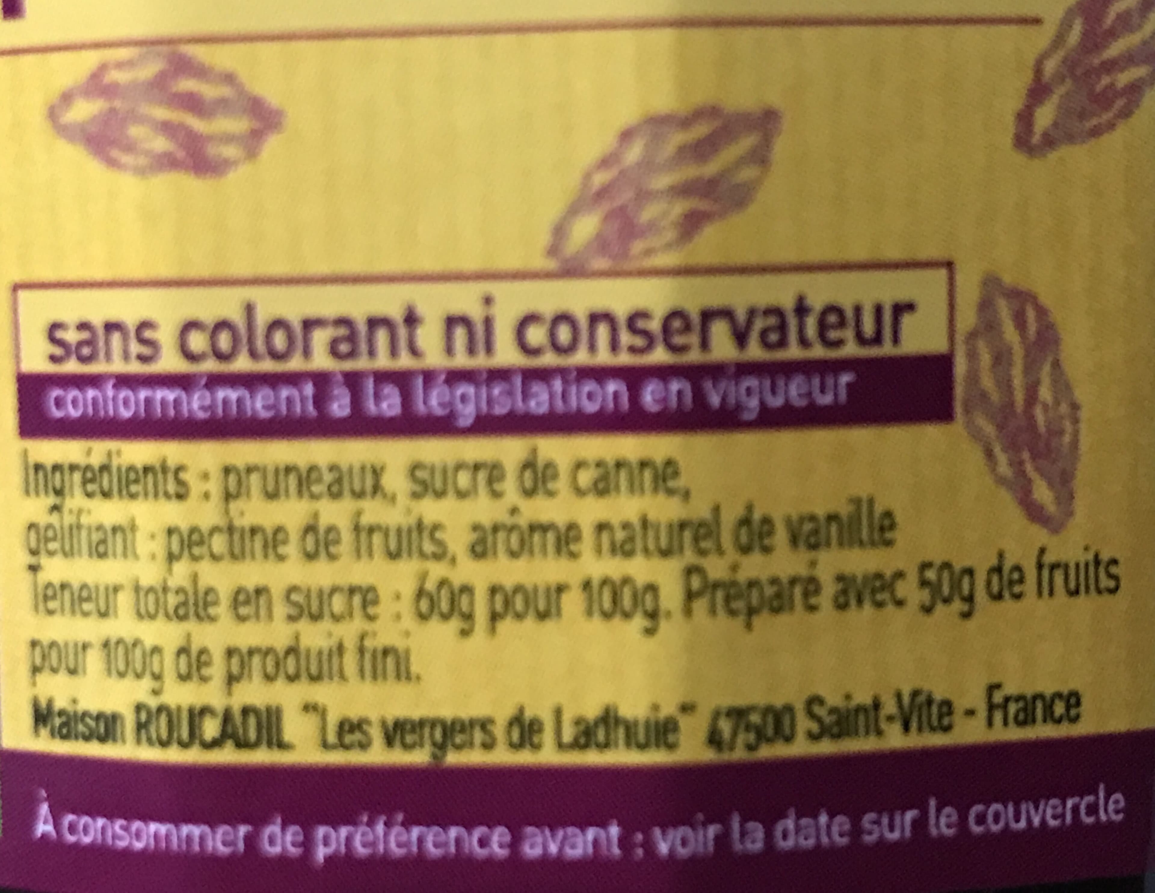 Maison Roucadil Crème de pruneaux packshot