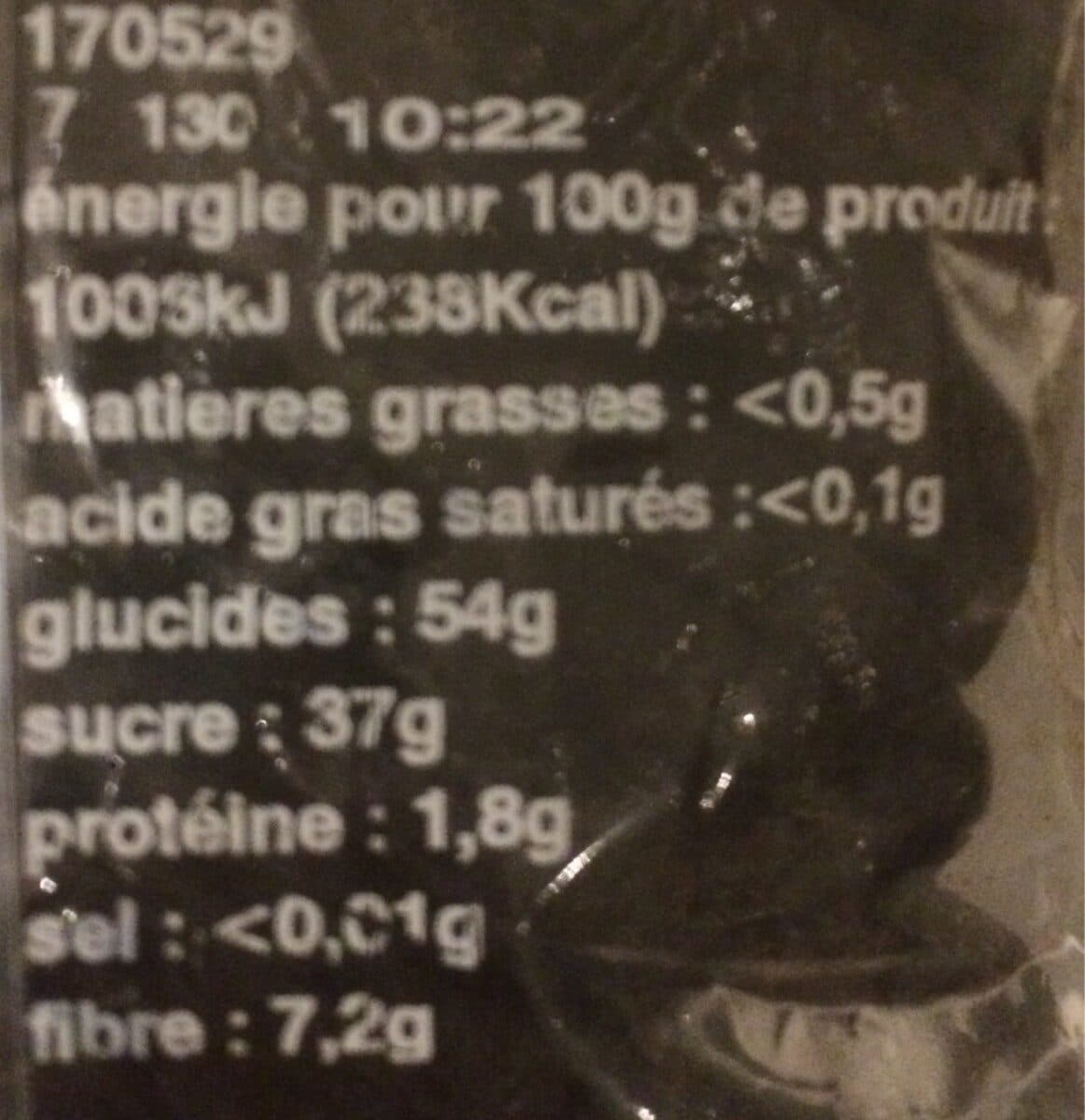 Bio Source Pruneaux Agen Bio, IGP, calibre 44/55, sachet packshot