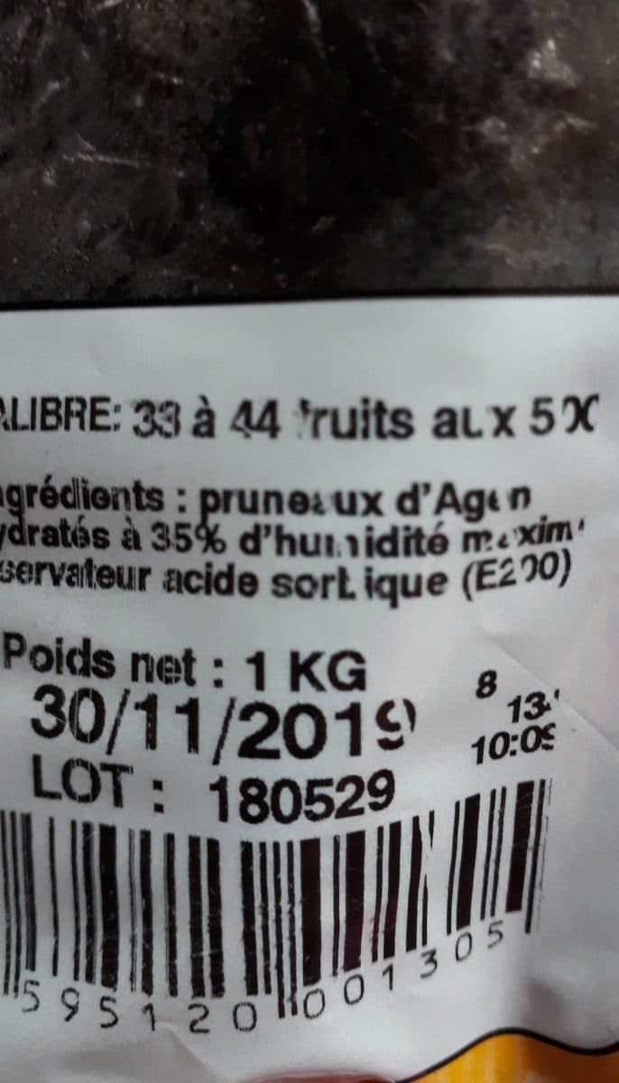 Open Food Facts Pruneau d Agen packshot