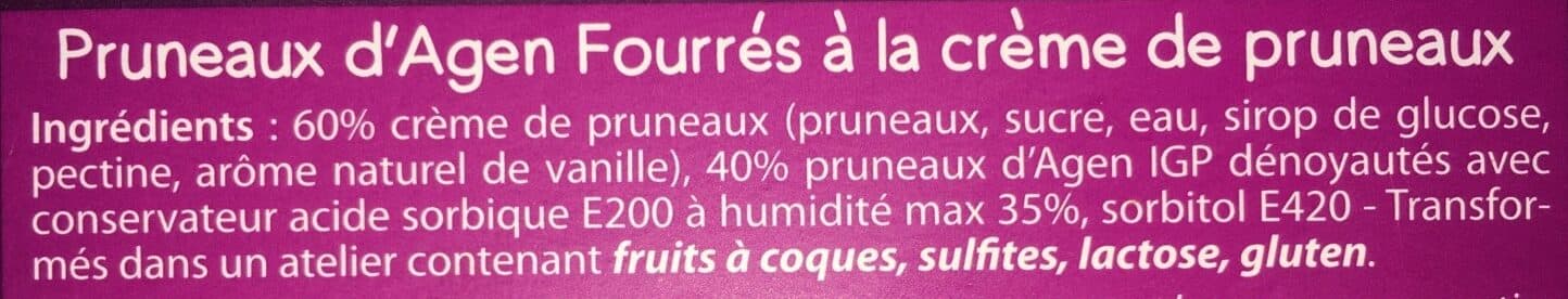 Maison Roucadil Le Pruneau d'Agen fourré à la crème de pruneaux packshot