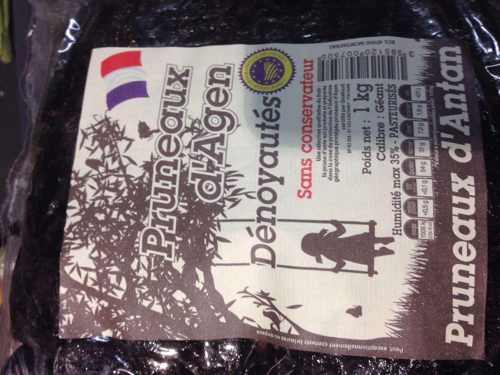 Open Food Facts Pruneaux d'antan packshot