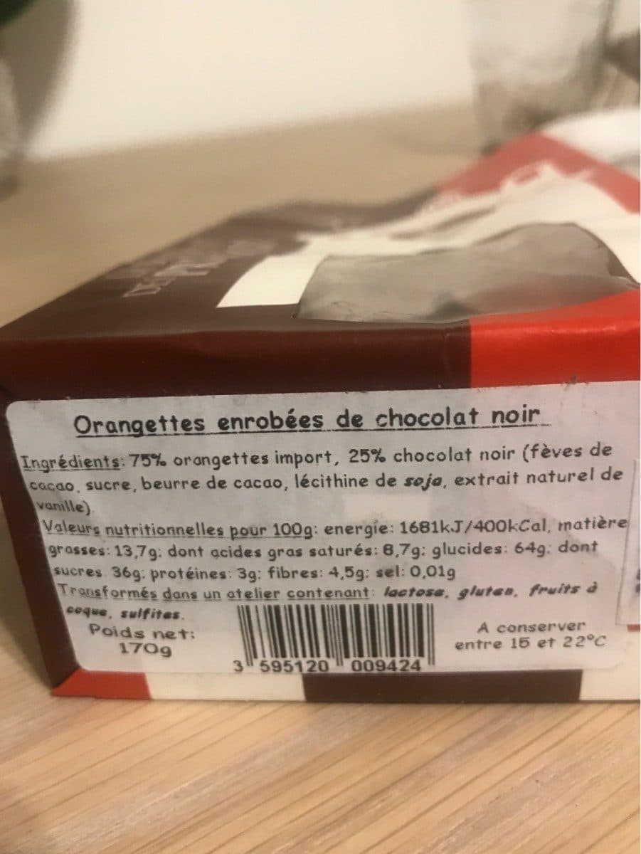 Open Food Facts Orangette packshot