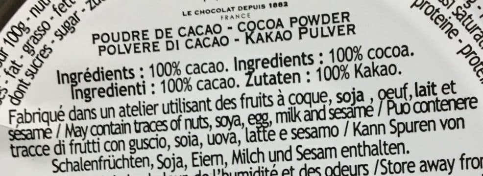 Weiss Poudre de Cacao packshot