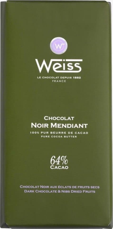 Weiss Chocolat Noir Mendiant packshot