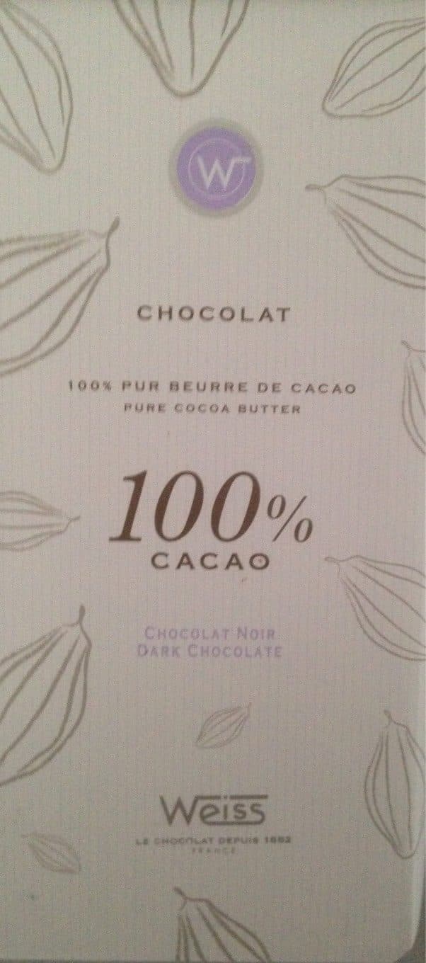 weiss Tablette de chocolat packshot
