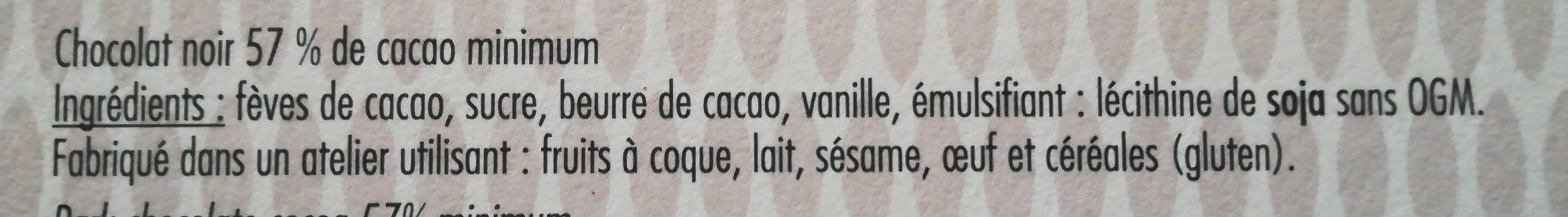 Weiss Mes langues de chat – Chocolat noir 57 % packshot