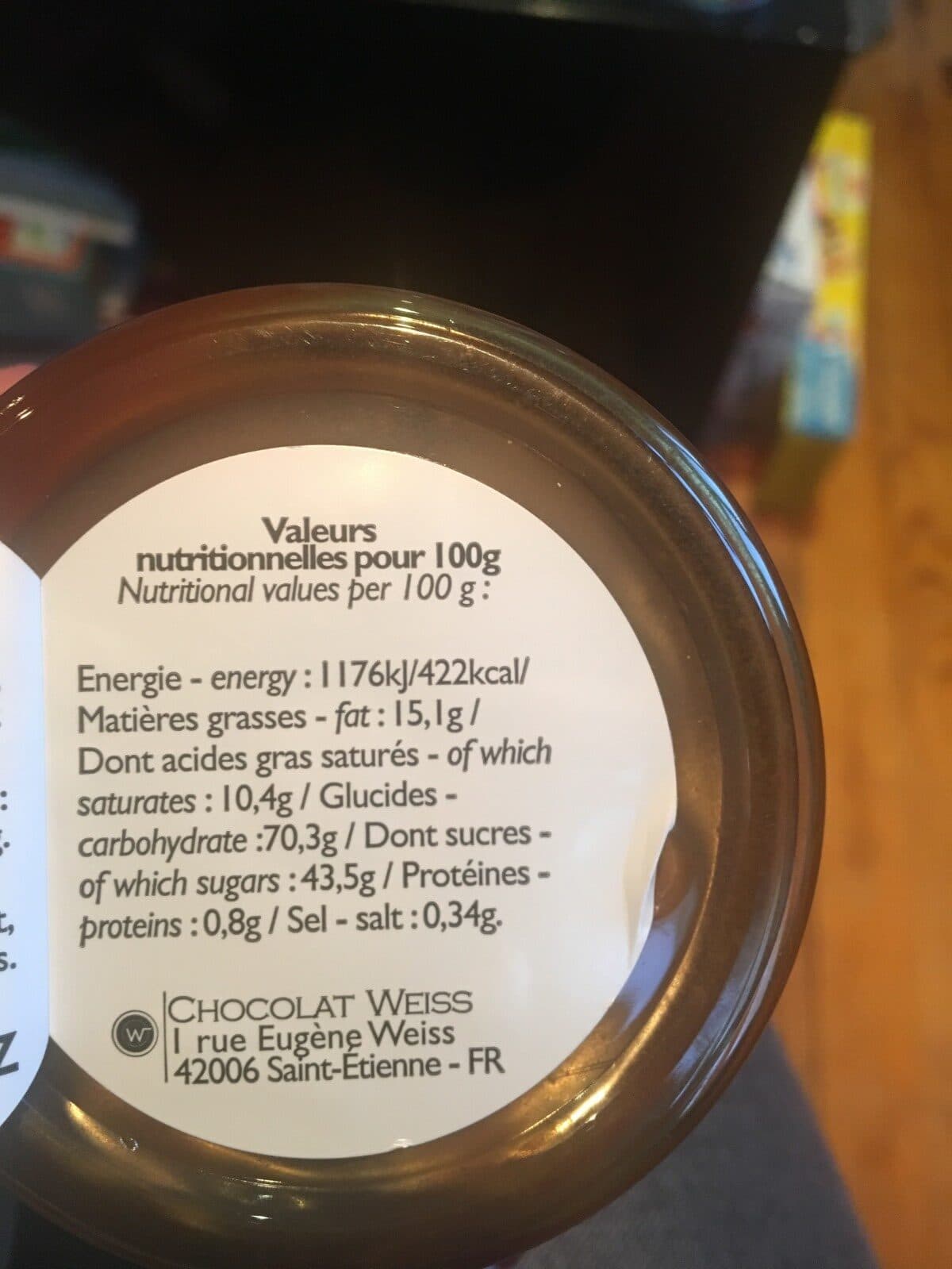 Weiss Caramel a tariner packshot