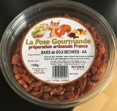 La Pose Gourmande Baies de Goji séchées packshot