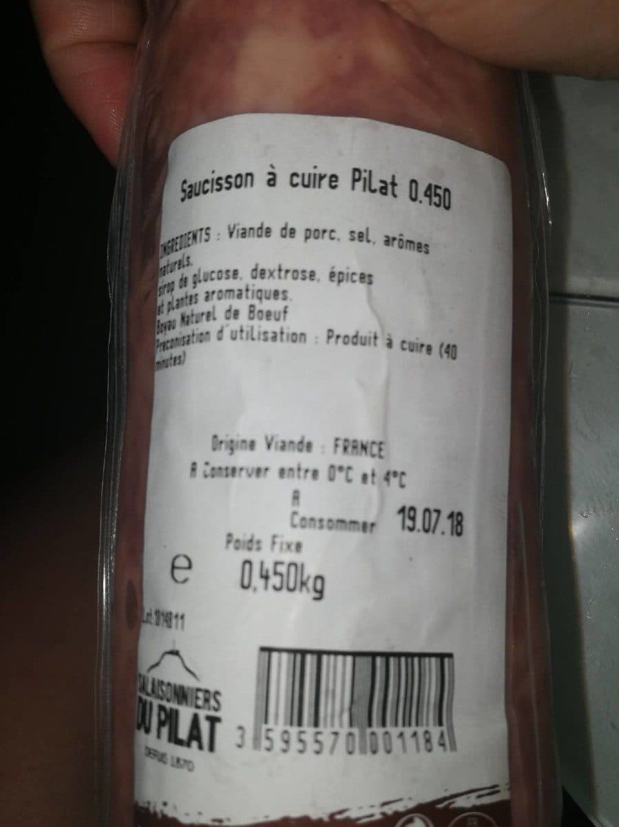 Open Food Facts Saucisson à cuire packshot