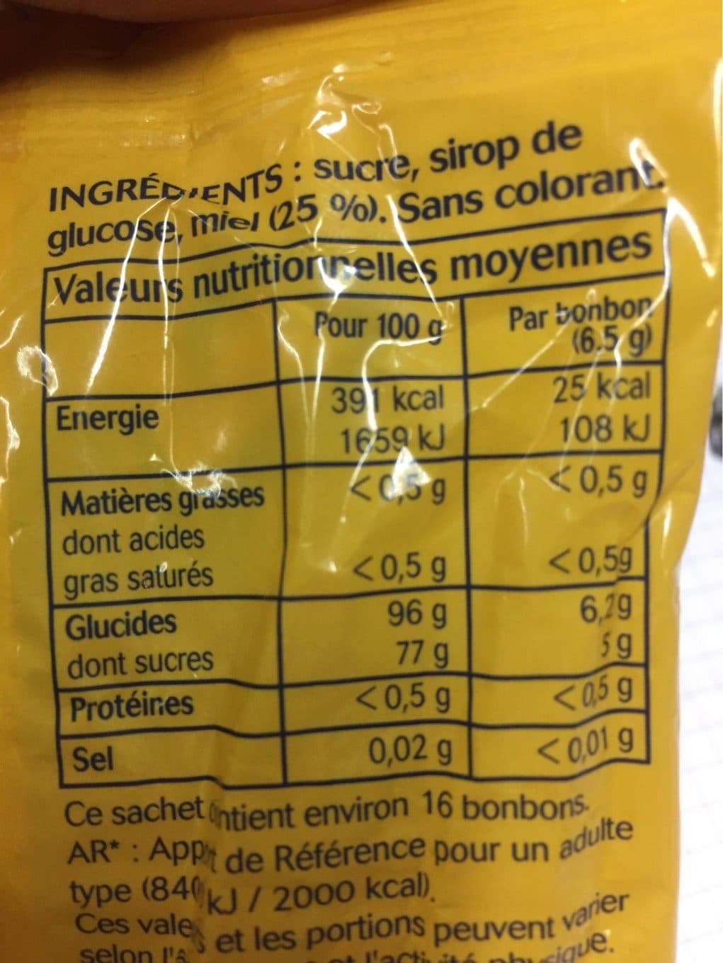 Solens Solens Perles Fourrées Au Miel 110G (throat) packshot