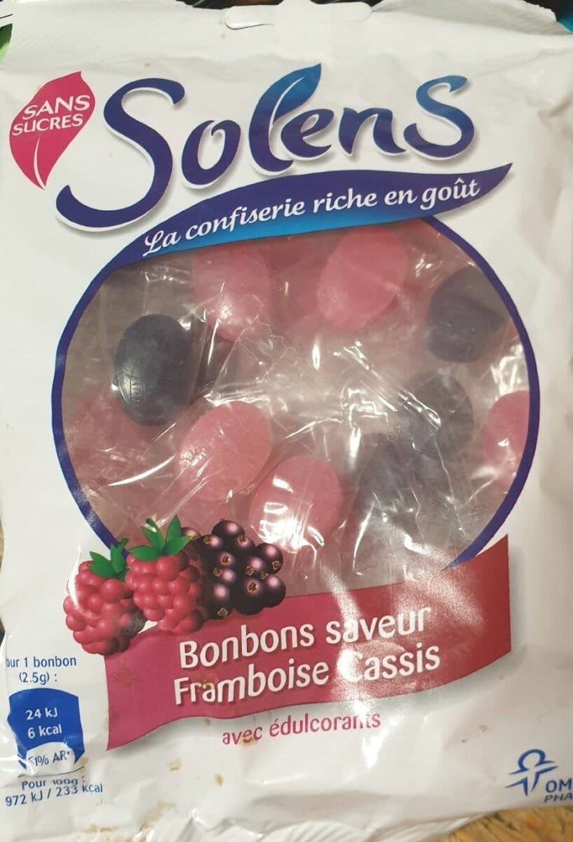 Solens Solens Bonbons Framboise-cassis Sans Sucre packshot