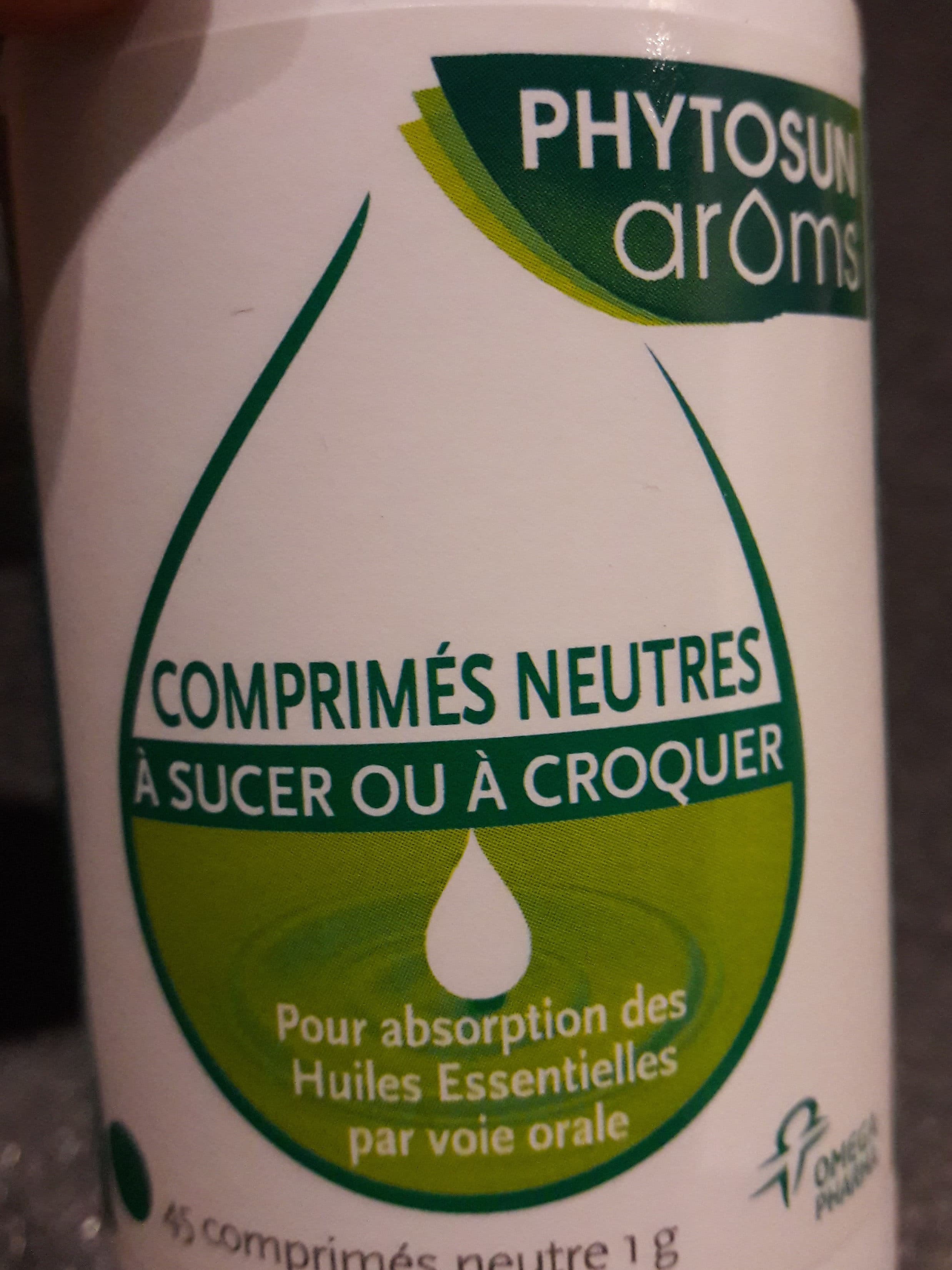 PHYTOSUN ARÔMS Phytosun Aroms Comprimes Neutres 45 CPS (miscellaneous) packshot