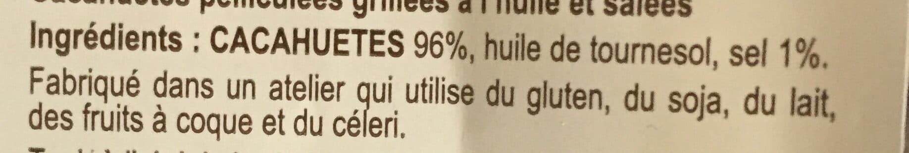 Cacahuetes De Comptoir Cacahuètes pelliculées grillées à l'huile et salées packshot
