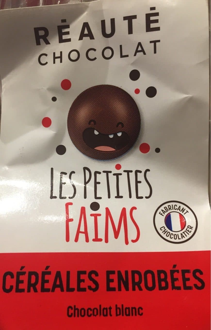 Reaute Cereales enrobées chocolat blanc packshot