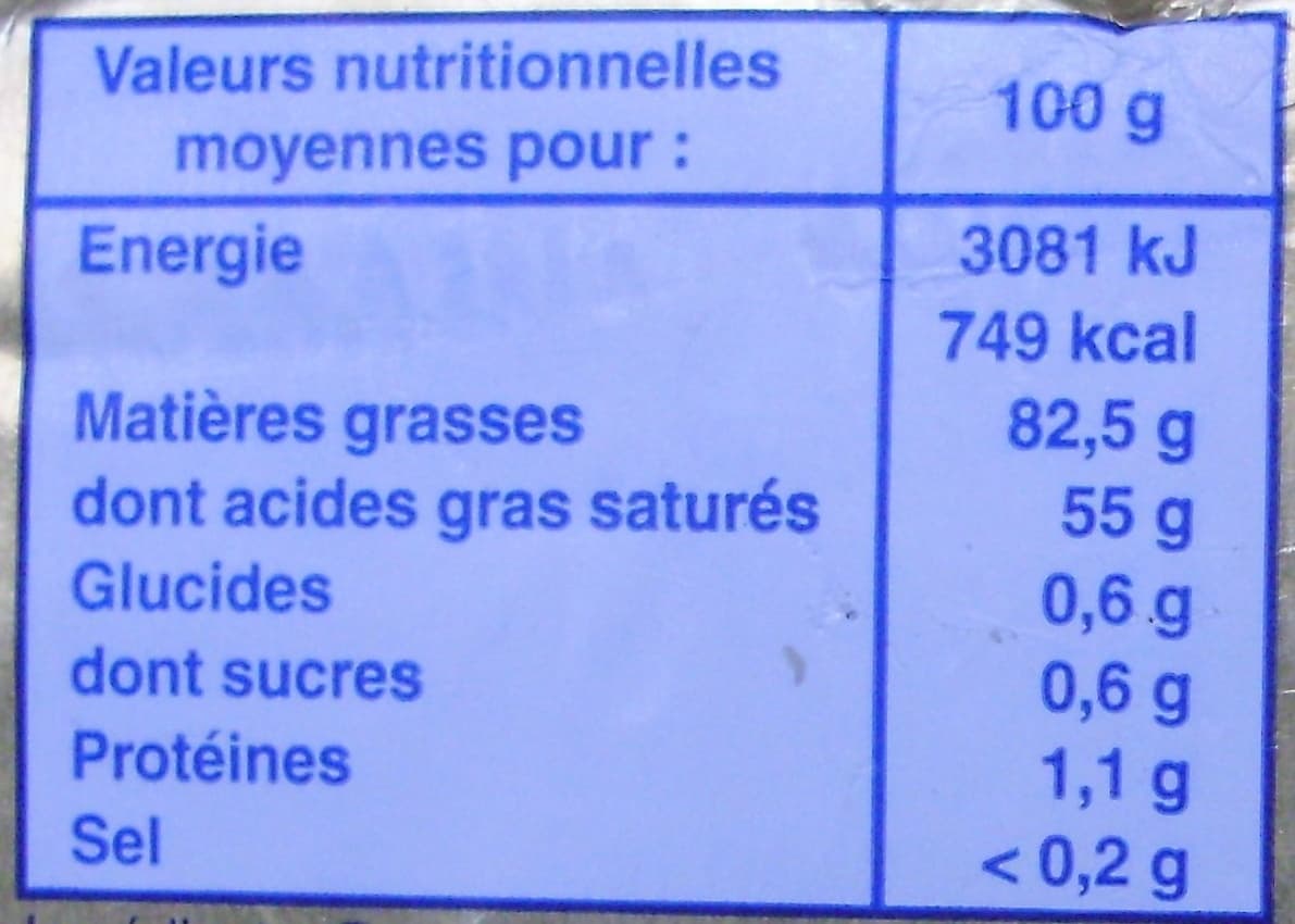 LOYEZ WOESSEN Beurre Doux (82,5 % MG) packshot