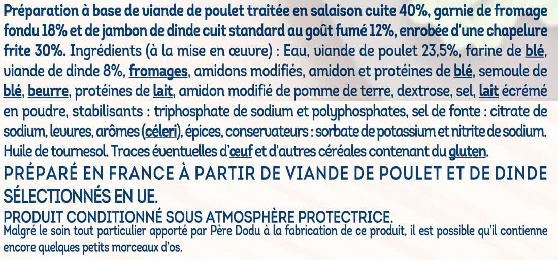Père Dodu Crousty croc fromage packshot
