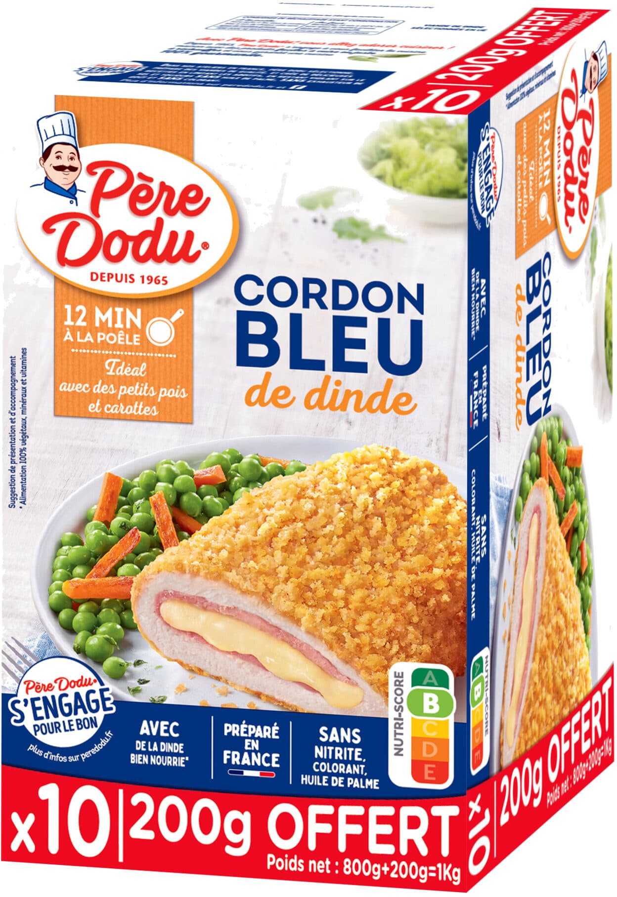 Père Dodu Cordon bleu de dinde packshot