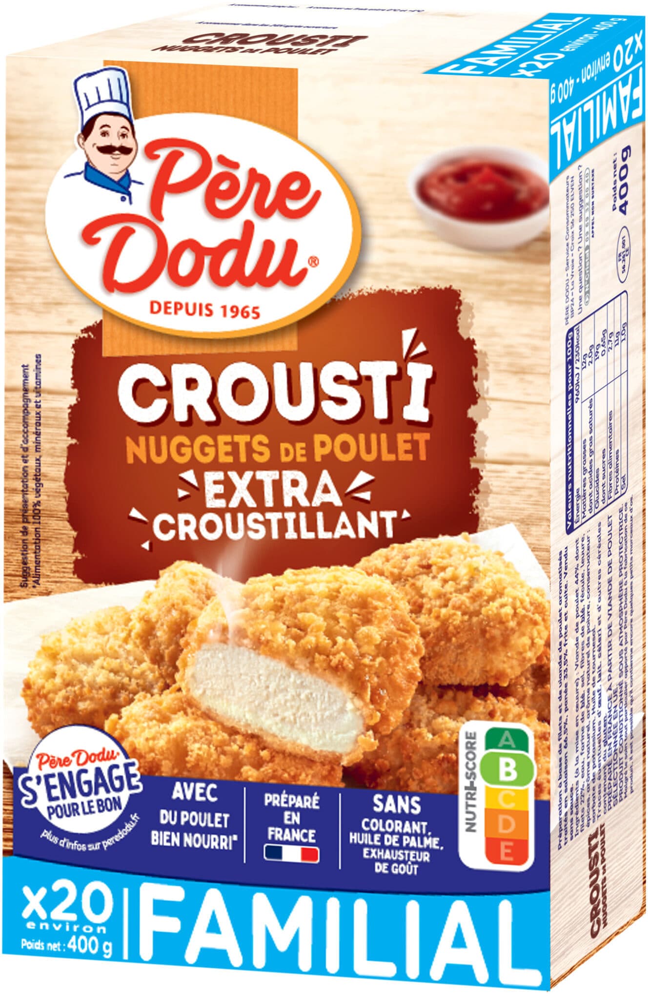 Père Dodu Crousti nuggets de poulet packshot