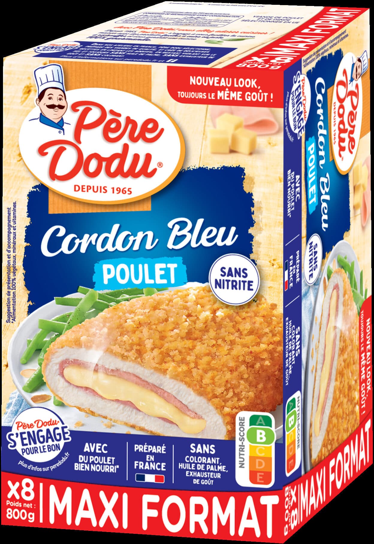 Père Dodu Cordons bleus de poulet packshot