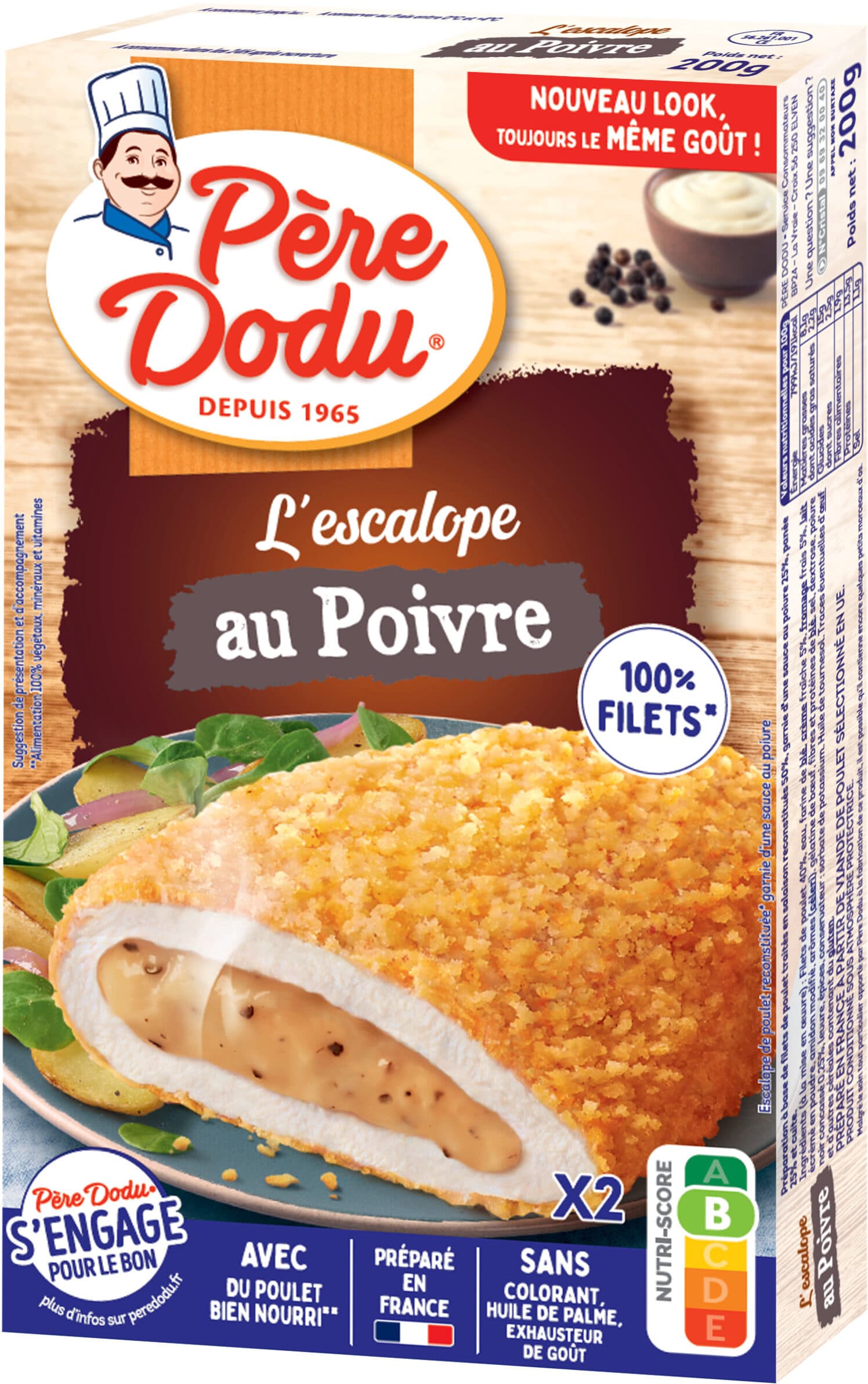 Père Dodu Escalope au poivre packshot