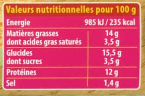 Père Dodu Crousty Toast Bacon de Dinde Poulet & Emmental fondu packshot