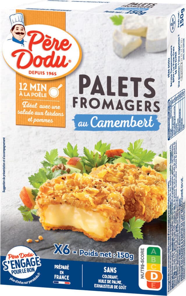 Père Dodu Palet fromager camembert packshot