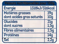 Père Dodu Cheezy croc' a l'emmental fondu packshot