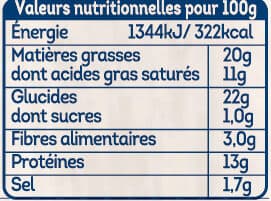 Père Dodu Cheezy croc au Comté fondu packshot