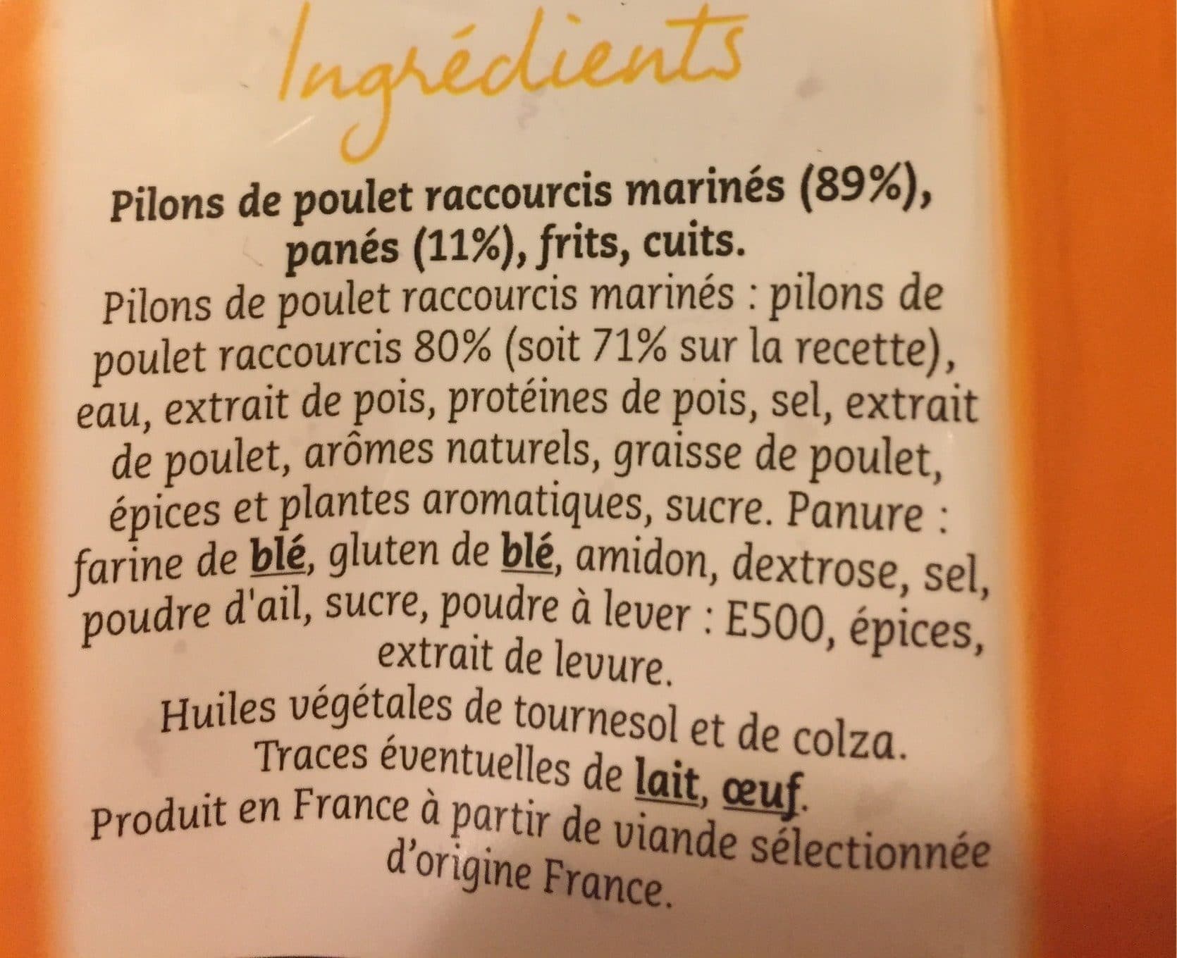 Père Dodu Pilons de poulet rotis croustillants packshot